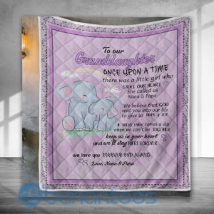 To Our Daughter Elephant Special Design Quilt Blanket Product Photo
