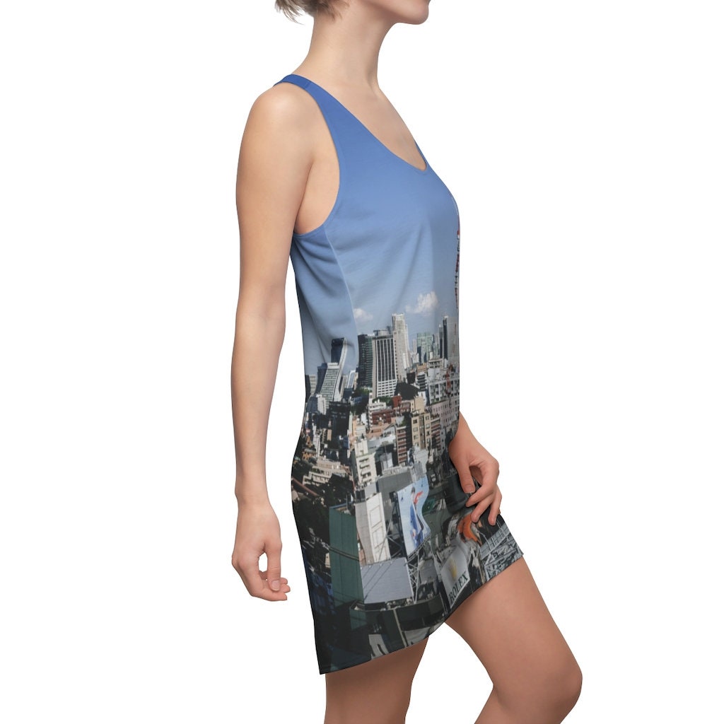 tokyo-skyline-all-over-printed-3d-racerback-dress-for-women-6-DvFnG.jpg Tokyo Skyline All Over Printed 3D Racerback Dress For Women Product Photo