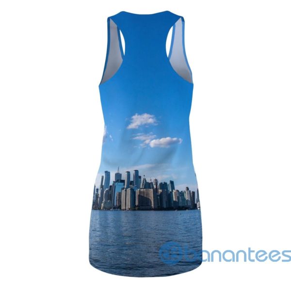 Toronto Skyline All Over Printed 3D Racerback Dress Product Photo