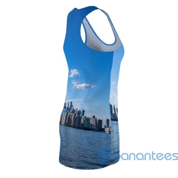 Toronto Skyline All Over Printed 3D Racerback Dress Product Photo