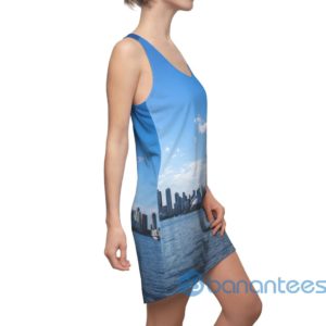 Toronto Skyline All Over Printed 3D Racerback Dress Product Photo