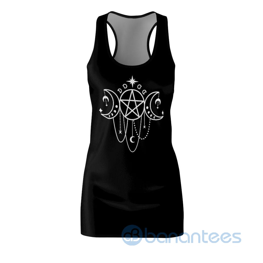 triple-moon-art-design-black-racerback-dress-for-women-3-p9ViN.jpg Triple Moon Art Design Black Racerback Dress For Women Product Photo