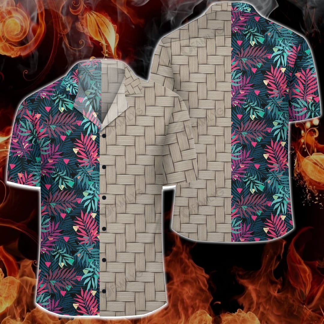 tropical-pattern-lauhala-moiety-hawaii-shirt-summer-hawaiian-1-b0iqA.jpg Tropical Pattern Lauhala Moiety Hawaii Shirt Summer Hawaiian Product Photo