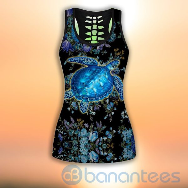 Turtle Hawaii Tank Top Legging Set Outfit Product Photo