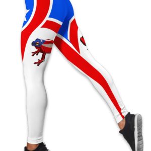 Unique Frog Flag Hollow Tank And Legging Outfit Product Photo