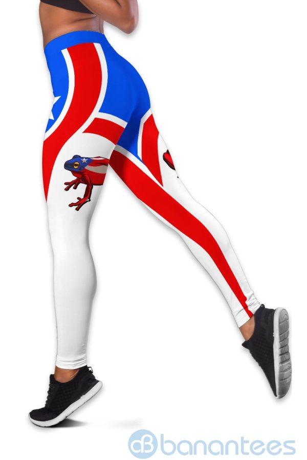 Unique Frog Flag Hollow Tank And Legging Outfit Product Photo