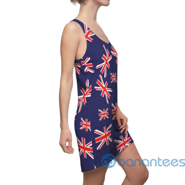 United Kingdom Flag Seamless Pattern Royal Racerback Dress Product Photo