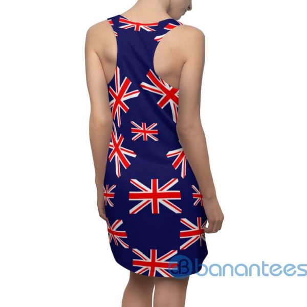 United Kingdom Flag Seamless Pattern Royal Racerback Dress Product Photo