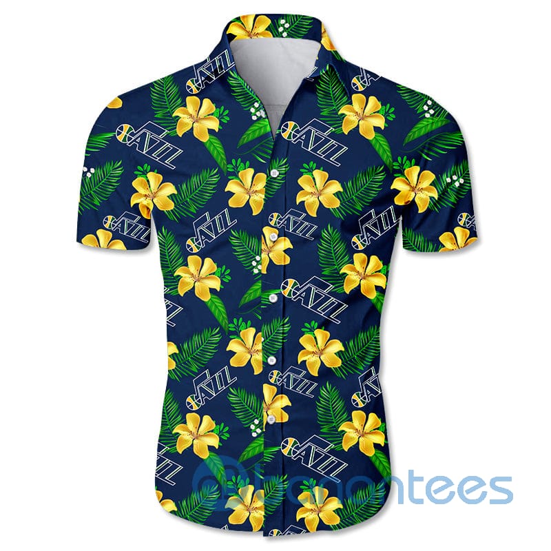 utah-jazz-small-flowers-short-sleeves-hawaiian-shirt-1-iGEHA.jpg Utah Jazz Small Flowers Short Sleeves Hawaiian Shirt Product Photo