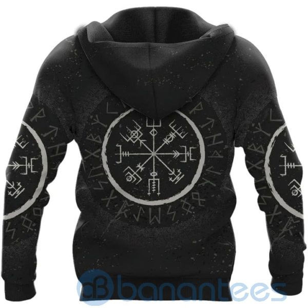 Vegvisir Runes Tattoo Viking Hoodie All Over Printed 3D Hoodie Product Photo