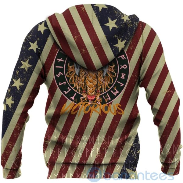 Viking American Warrior Victorious All Over Printed 3D Hoodie Product Photo