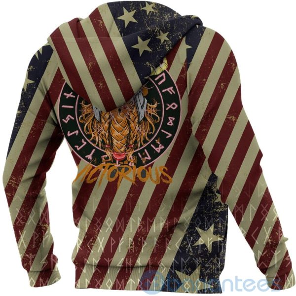 Viking American Warrior Victorious All Over Printed 3D Hoodie Product Photo