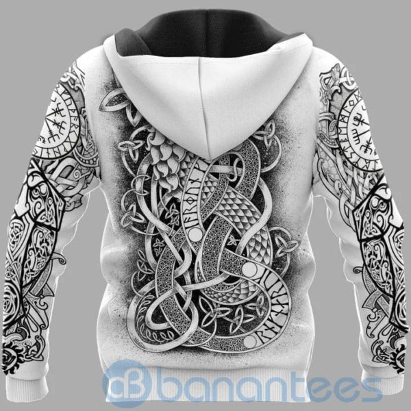 Viking Art Dragon Viking Hoodie All Over Printed 3D Hoodie Product Photo