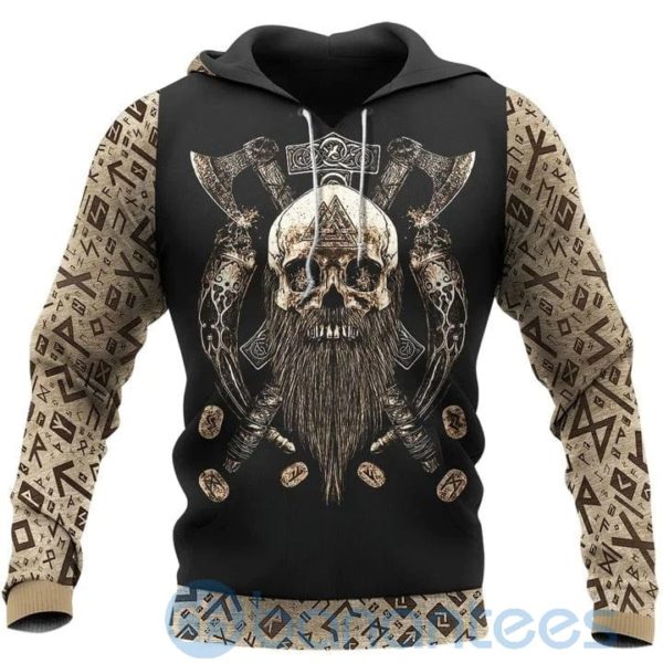 Viking Beard Viking Hoodie All Over Printed 3D Hoodie Product Photo