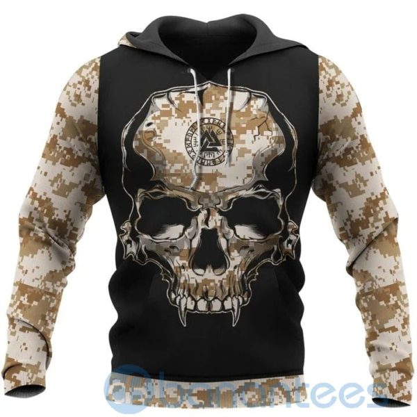 Viking Camo Valknut Rune Viking Hoodie All Over Printed 3D Hoodie Product Photo