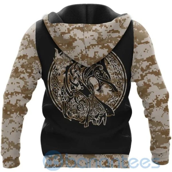 Viking Camo Valknut Rune Viking Hoodie All Over Printed 3D Hoodie Product Photo