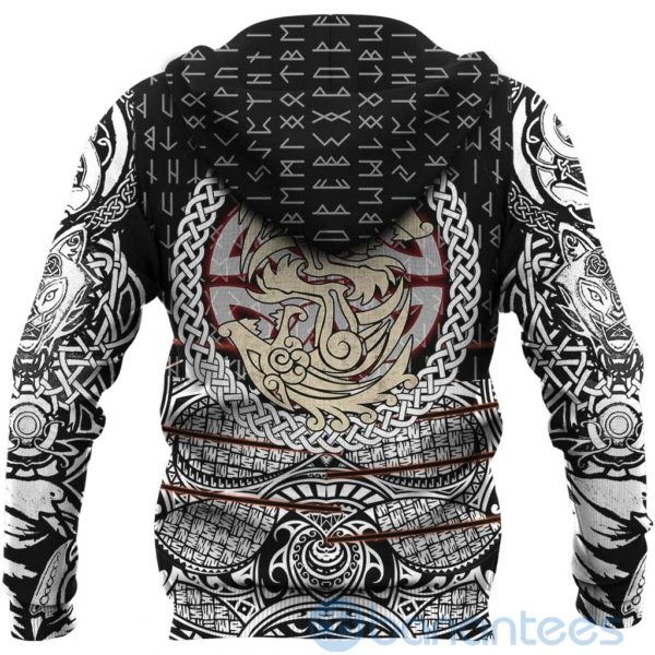 Viking Celtic Fenrir Vikings Tattoo All Over Printed 3D Hoodie Product Photo