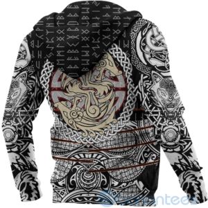 Viking Celtic Fenrir Vikings Tattoo All Over Printed 3D Hoodie Product Photo