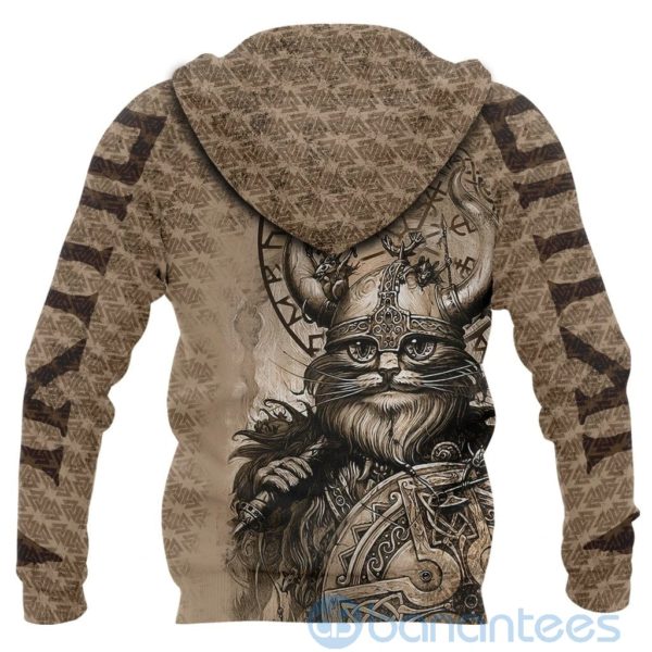 Viking Classic Cat Version All Over Printed 3D Hoodie Product Photo