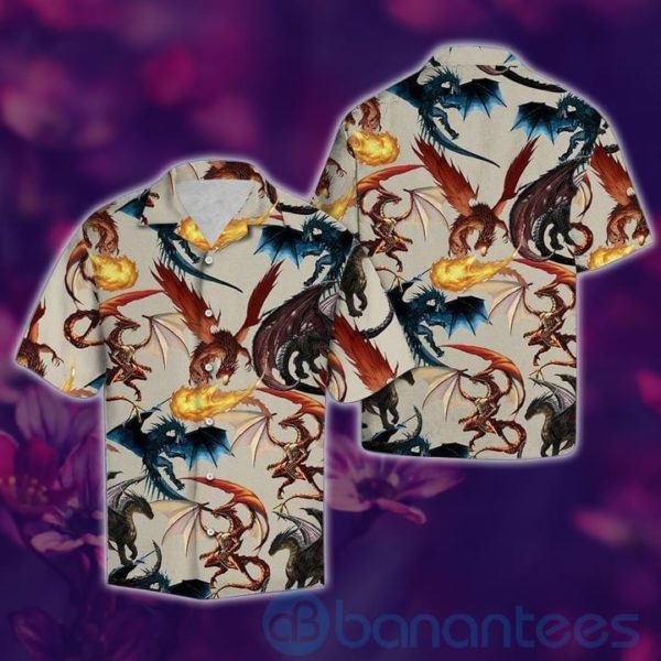 Viking Dragon Hawaiian Shirt Product Photo
