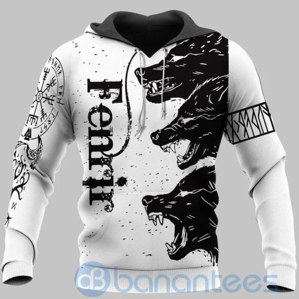 Viking Fenrir Viking Hoodie All Over Printed 3D Hoodie Product Photo
