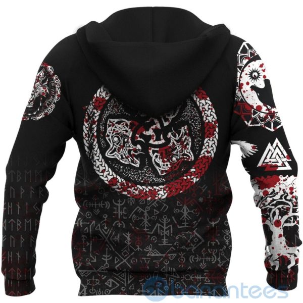 Viking Fierce Blood Wolf Symbol Of A Viking Nordic All Over Printed 3D Hoodie Product Photo