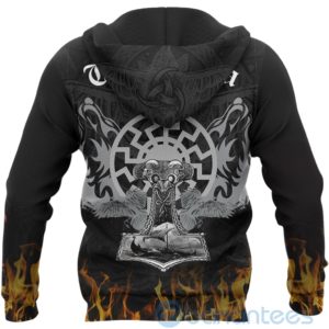 Viking Fire Hammer All Over Printed 3D Hoodie Product Photo