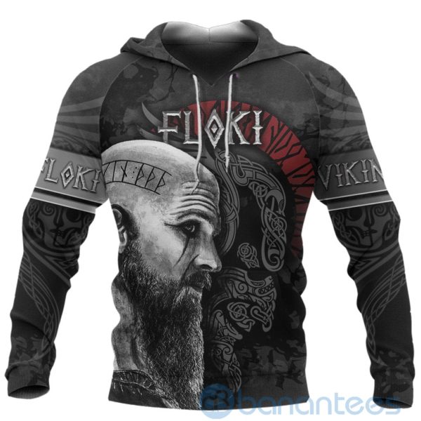Viking Floki All Over Printed 3D Hoodie Product Photo