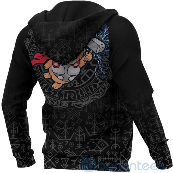 Viking Funny Cute Thorgi All Over Printed 3D Hoodie Product Photo