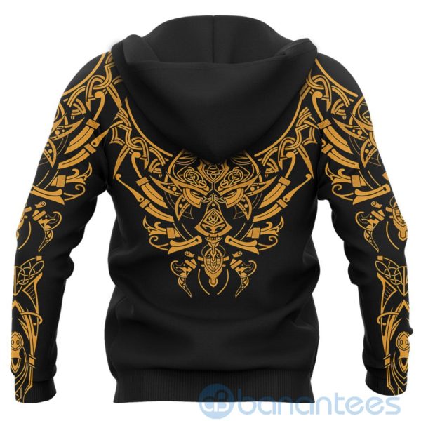 Viking Geki & Freki Wolf Yellow All Over Printed 3D Hoodie Product Photo