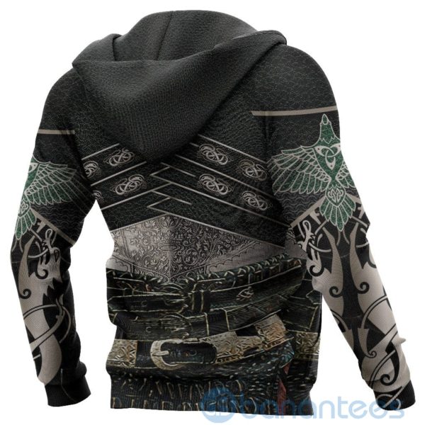 Viking God Of War Emerald Green All Over Printed 3D Hoodie Product Photo