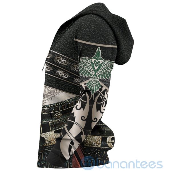 Viking God Of War Emerald Green All Over Printed 3D Hoodie Product Photo