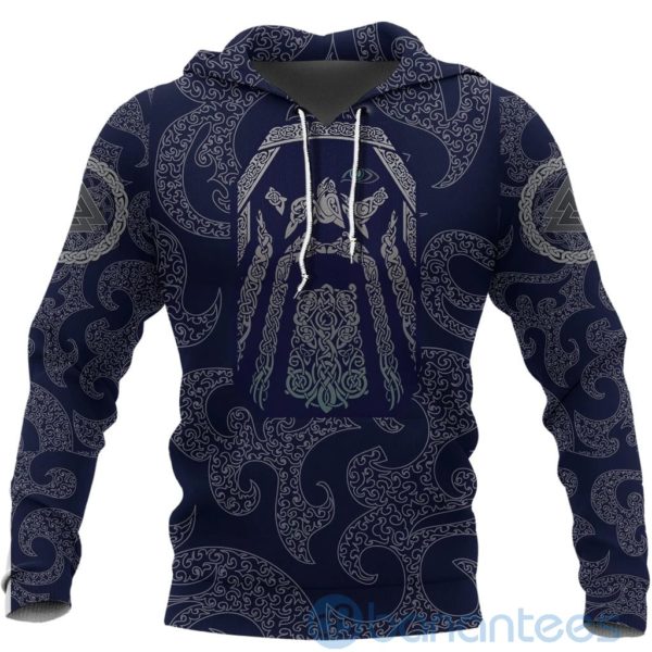Viking Hoodie Odin God Tattoo All Over Printed 3D Hoodie Product Photo