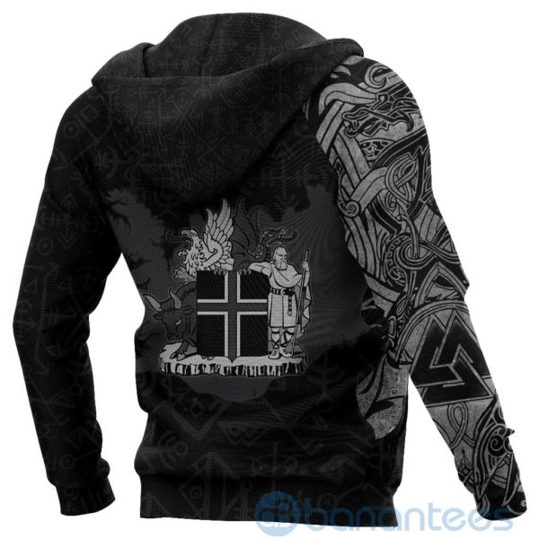 Viking Icelandic Horse Valknut Runes Symbol Coat Of Arms All Over Printed 3D Hoodie Product Photo