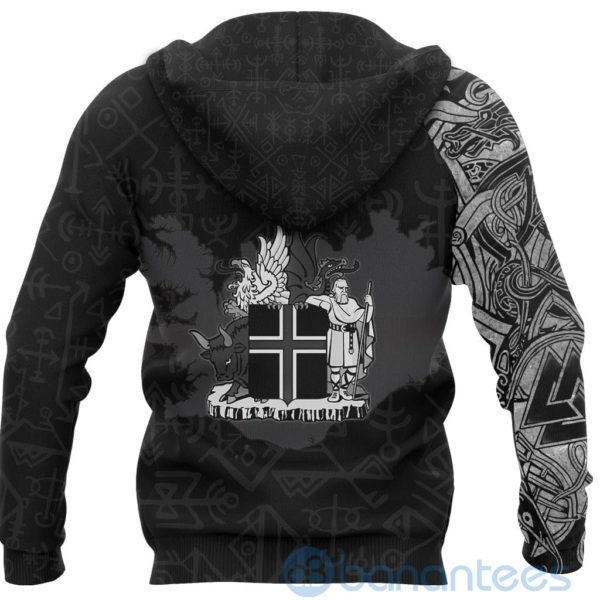 Viking Icelandic Horse Valknut Runes Symbol Coat Of Arms All Over Printed 3D Hoodie Product Photo