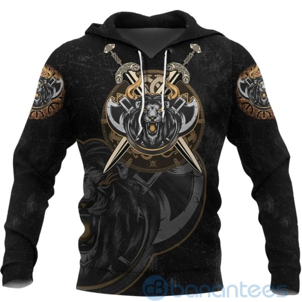 Viking Lion All Over Printed 3D Hoodie Product Photo