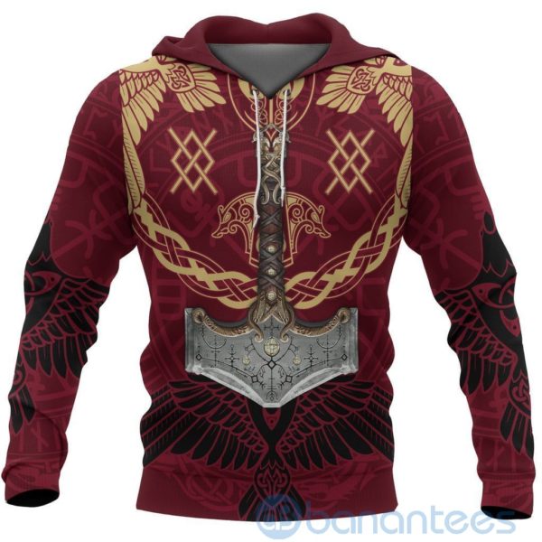 Viking Mjolnir All Over Printed 3D Hoodie Product Photo