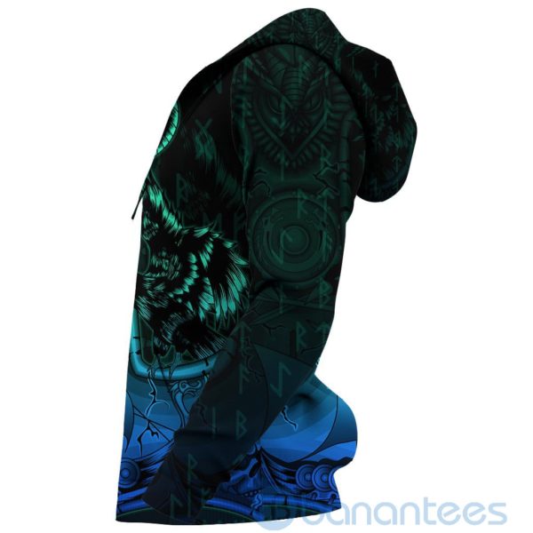 Viking Mjolnir Drakkar All Over Printed 3D Hoodie Product Photo