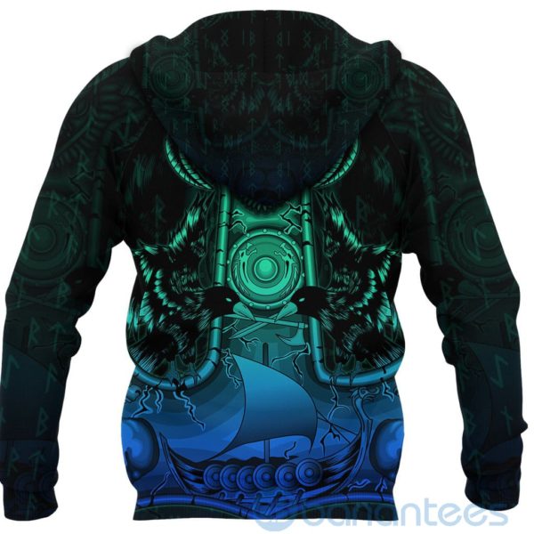 Viking Mjolnir Drakkar All Over Printed 3D Hoodie Product Photo