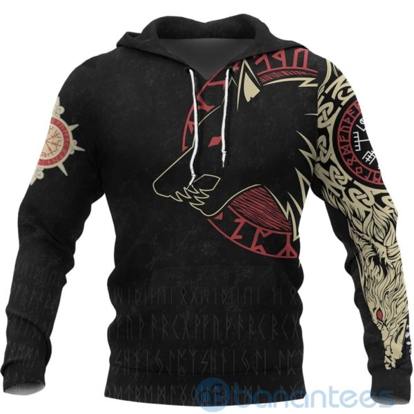 Viking Norse Wolf All Over Printed 3D Hoodie Product Photo