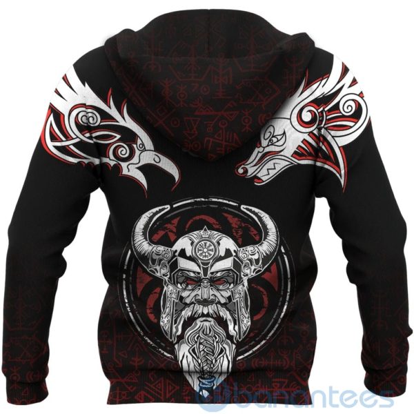 Viking Odin Raven Fenrir and Valknut All Over Printed 3D Hoodie Product Photo