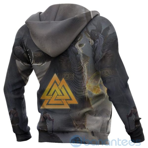 Viking Odin Valhalla Valknut All Over Printed 3D Hoodie Product Photo
