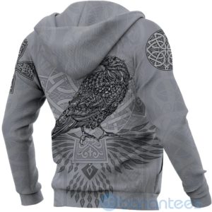 Viking Odin's Celtic Raven Scandinavian Tattoo All Over Printed 3D Hoodie Product Photo