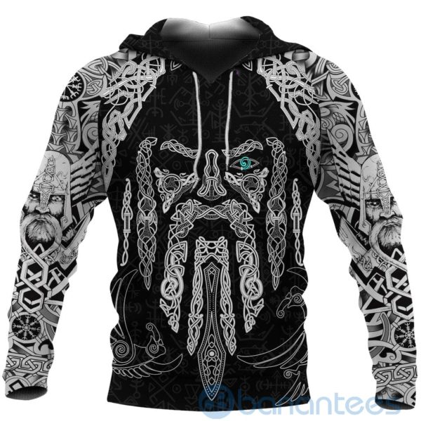 Viking Odin's Eye With Raven All Over Printed 3D Hoodie Product Photo