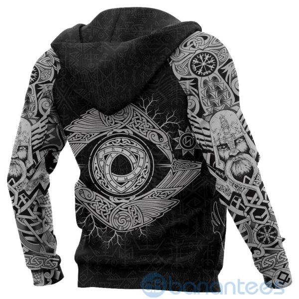 Viking Odin's Eye With Raven All Over Printed 3D Hoodie Product Photo