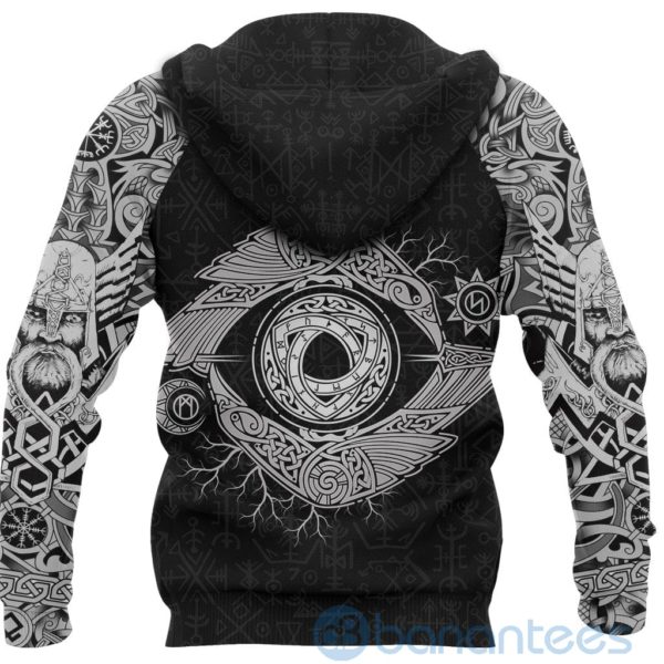 Viking Odin's Eye With Raven All Over Printed 3D Hoodie Product Photo