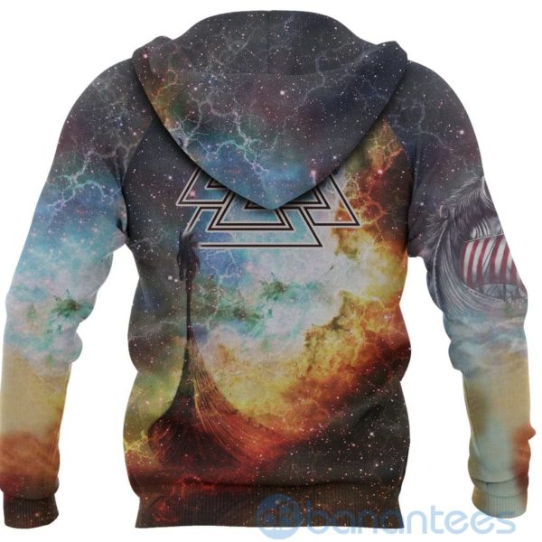 Viking Ship Vegvisir Odin All Over Printed 3D Hoodie Product Photo