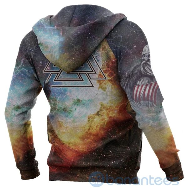 Viking Ship Vegvisir Odin All Over Printed 3D Hoodie Product Photo
