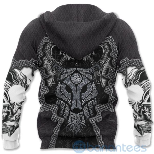 Viking Skoll and Hati Wolves of Ragnarok All Over Printed 3D Hoodie Product Photo