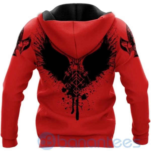 Viking Skull Black Viking Hoodie All Over Printed 3D Hoodie Product Photo